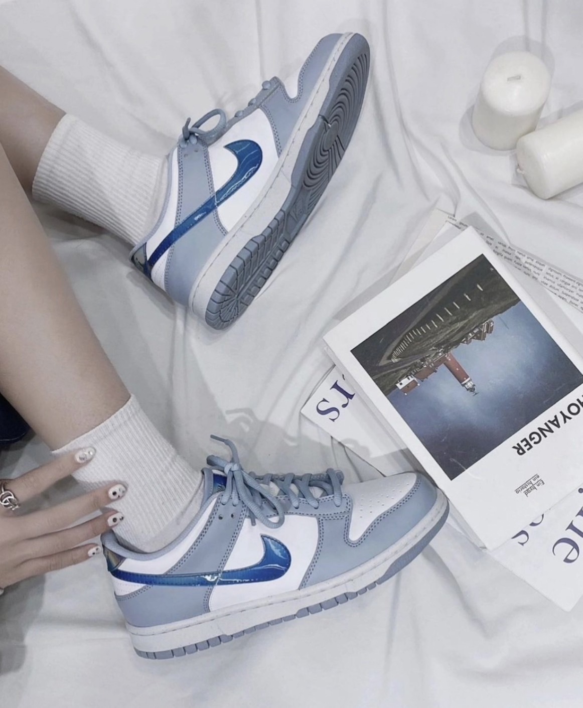 Nike Dunk Low Next Nature GS KWE 藍彩虹