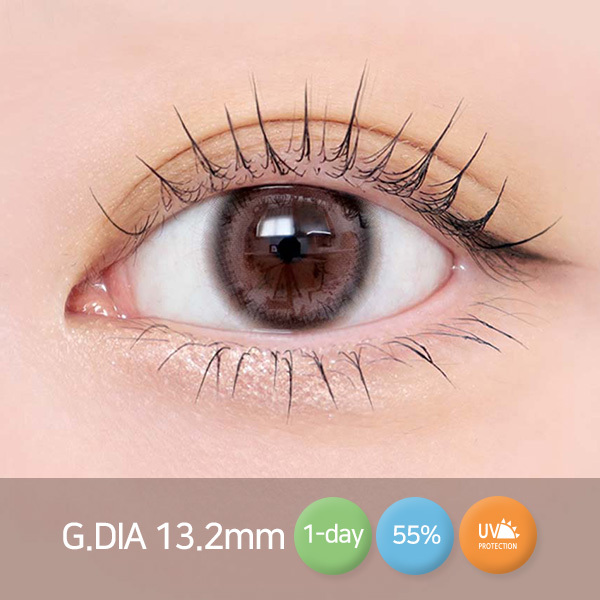 [日拋特薄][防UV] LENSSIS 1 Day MARINA Ash Pink 日拋彩妝隱形眼鏡｜每盒10片