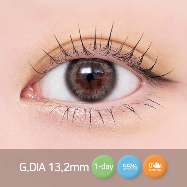 [日拋特薄][防UV] LENSSIS 1 Day MARINA Choco 日拋彩妝隱形眼鏡｜每盒10片
