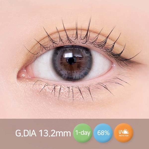 [日拋特薄][防UV] LENSSIS 1 Day MARINA Gray 日拋彩妝隱形眼鏡｜每盒10片