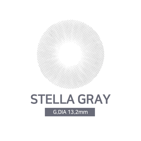 [月拋特薄][防UV] LENSSIS 1 Month STELLA Gray 月拋彩妝隱形眼鏡｜每盒2片