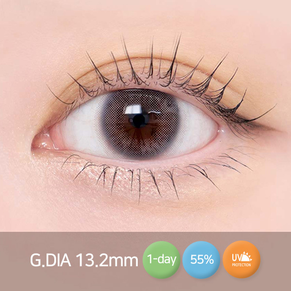 [日拋特薄][防UV] LENSSIS 1 Day STELLA Gray 日拋彩妝隱形眼鏡｜每盒10片
