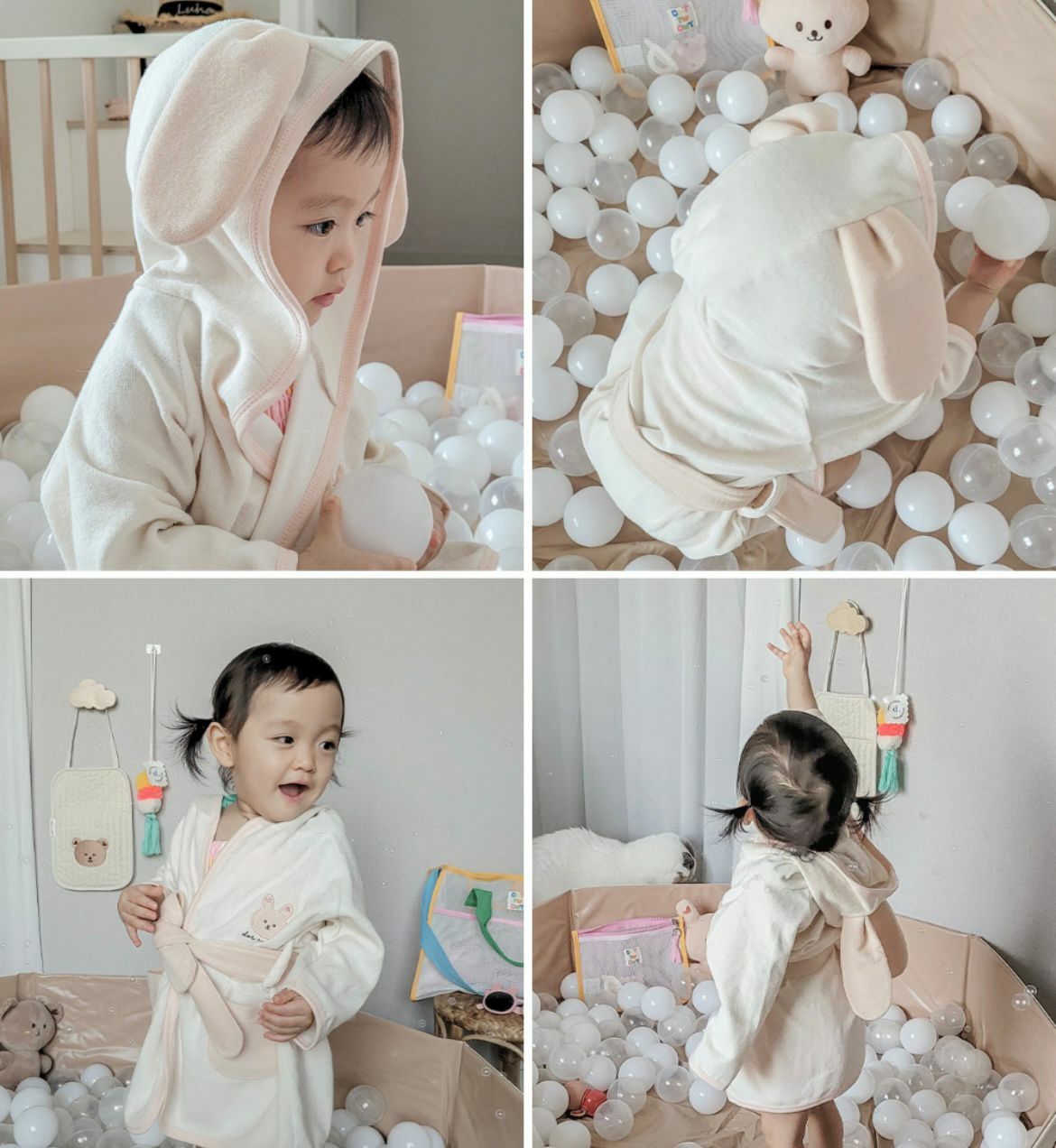 (現貨)DTD兔仔游水沖涼沙灘浴袍