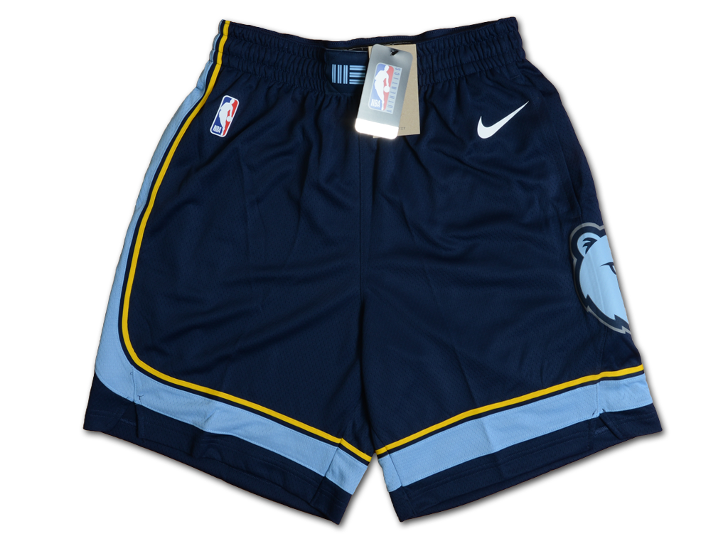 Nike 曼菲斯灰熊隊 經典配色版 Swingman 球褲