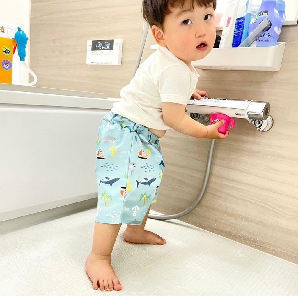 (現貨)🇯🇵日本直送 Shark 鯊魚灘泳褲 (Size 90/100)