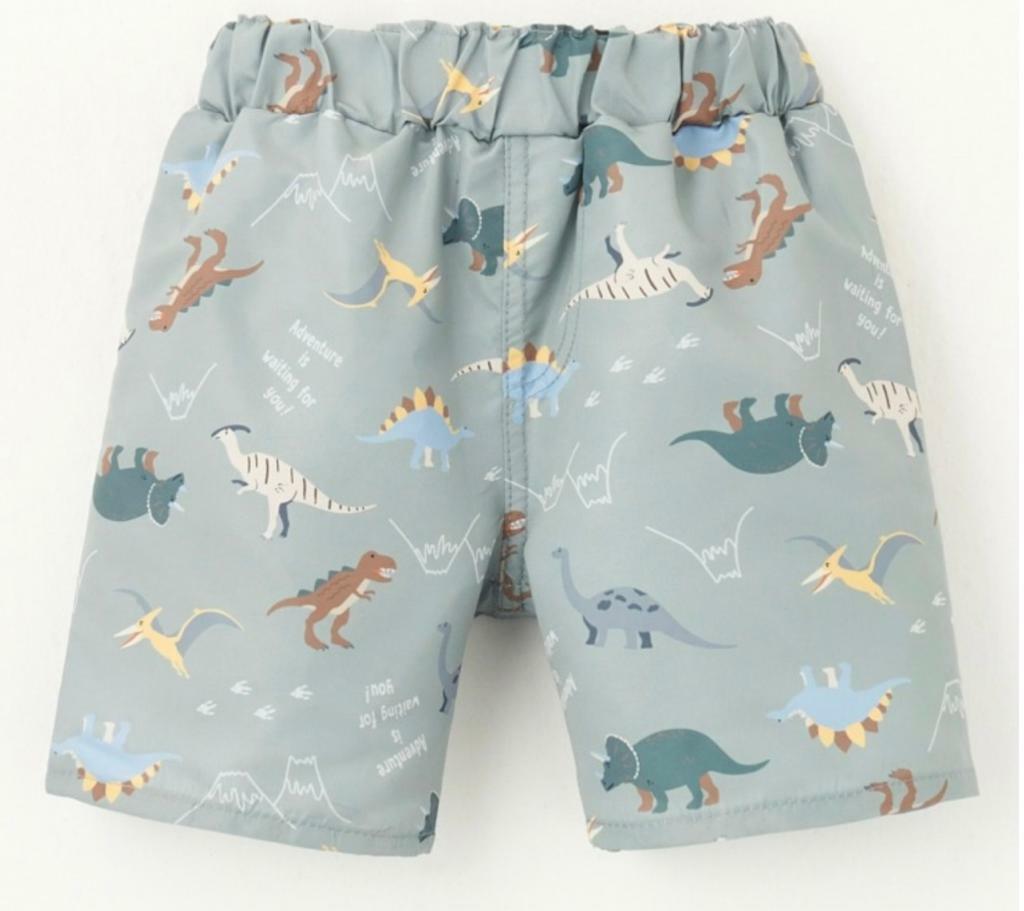 (現貨)🇯🇵日本直送 恐龍Dino沙灘泳褲 (Size 90/100)