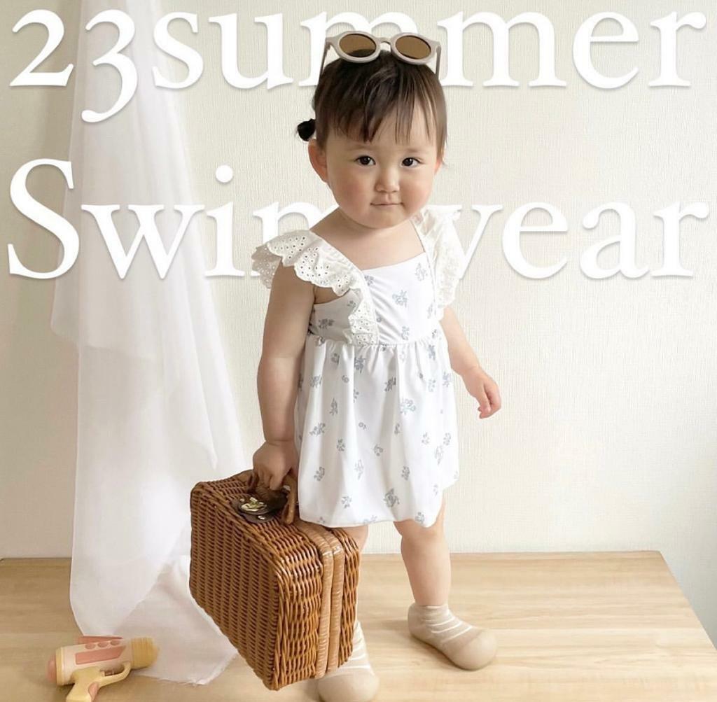 (現貨)🇯🇵日本直送 碎花裙仔 泳衣/防晒衣 (Size 80/90/100)