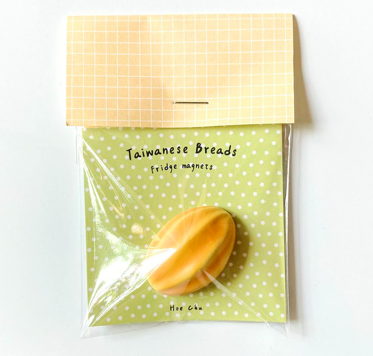 炸彈麵包 台式麵包磁鐵｜Hoe Cáu