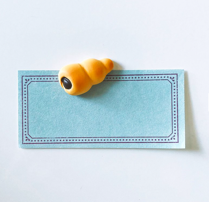 巧克力螺仔 台式麵包磁鐵｜Hoe Cáu