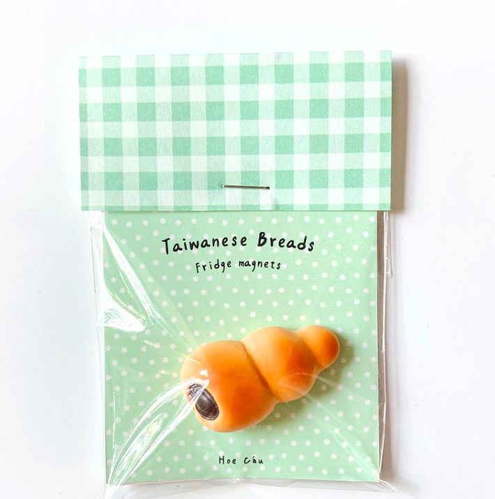 巧克力螺仔 台式麵包磁鐵｜Hoe Cáu