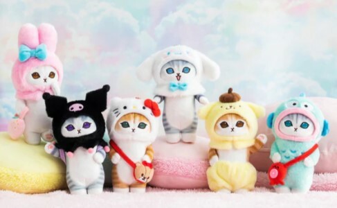 Mofusand貓 細隻Sanrio系列 18CM高吊飾公仔