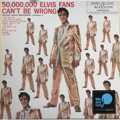 Elvis Presley-50 ,000 Elvis Fans Can't Be Wrong LP VINYL