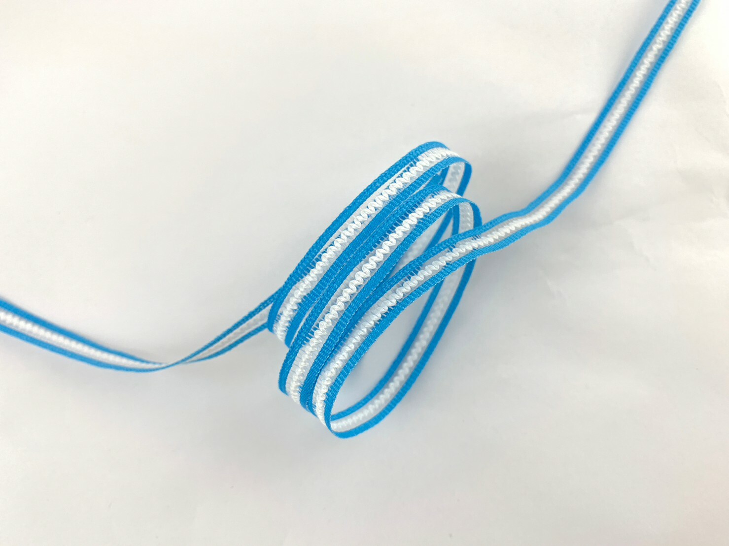 雙色花飾織帶/10mm/完全限量品