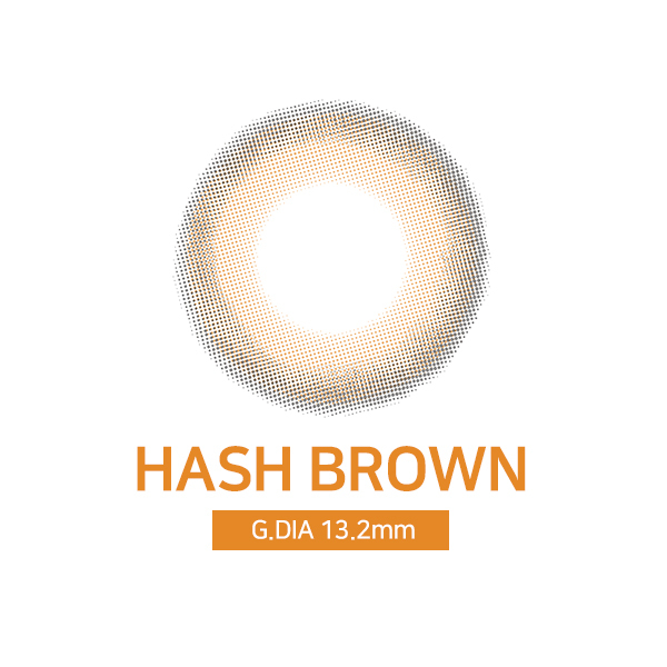 [日拋特薄][防UV] LENSSIS 1 Day Hash Brown 日拋彩妝隱形眼鏡｜每盒10片