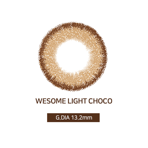 [日拋特薄][防UV] LENSSIS 1 Day WESOME CHOCO 日拋彩妝隱形眼鏡｜每盒10片