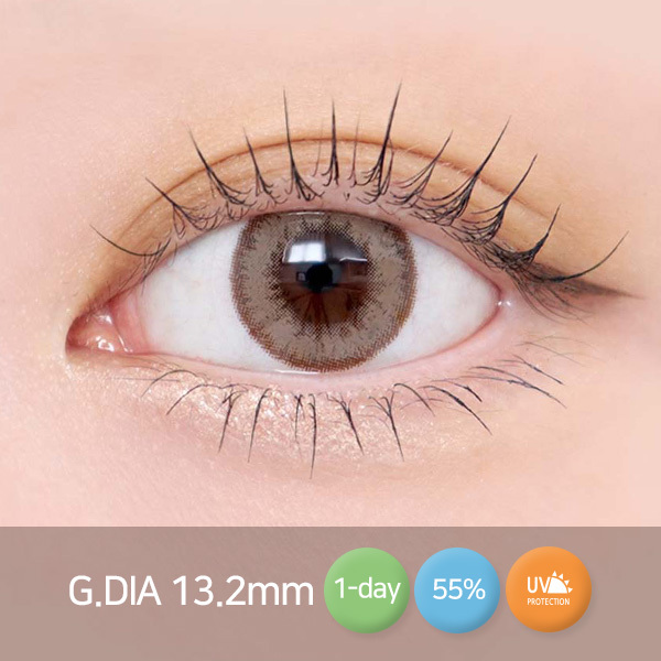 [日拋特薄][防UV] LENSSIS 1 Day WESOME CHOCO 日拋彩妝隱形眼鏡｜每盒10片