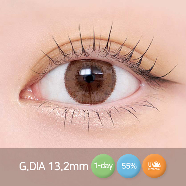 [日拋特薄][防UV] LENSSIS 1 Day WESOME MOCHA 日拋彩妝隱形眼鏡｜每盒10片