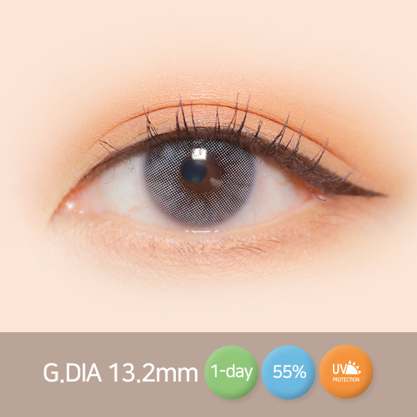 [日拋特薄][防UV] LENSSIS 1 Day LUNA Gray 日拋彩妝隱形眼鏡｜每盒10片