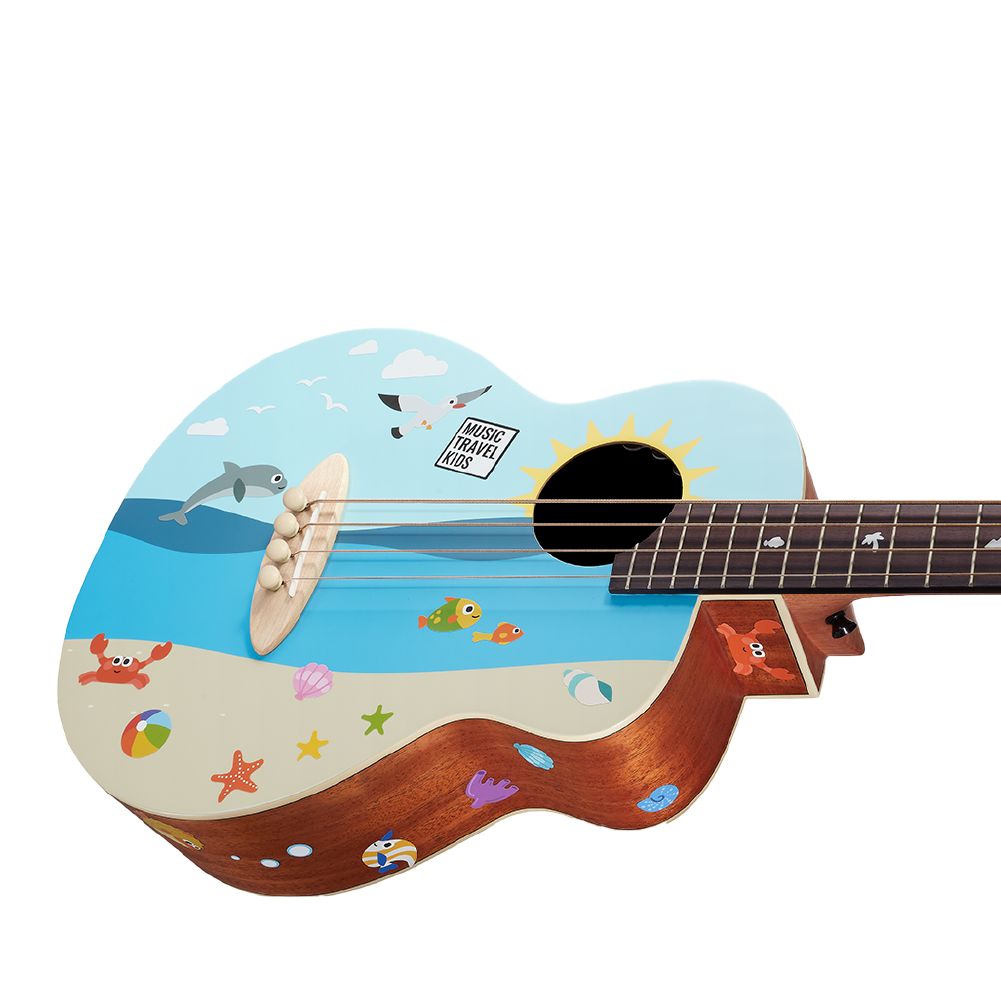 aNueNue aNueNue / MTK Kuta Sunset MTL聯名 36吋電木貝斯(西加雲杉木) 彩虹人官方認證 第 2 張圖片｜三峽吉他 / Bass