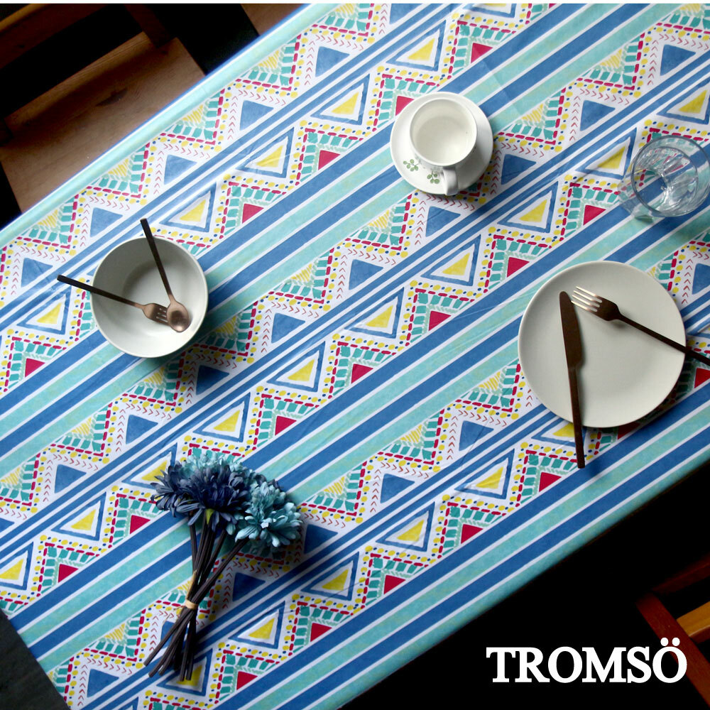 北歐生活抗汙防水桌布-匈牙利圖騰