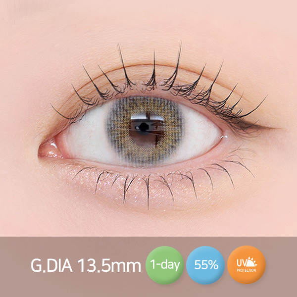 [日拋特薄][防UV] LENSSIS 1 Day Cozy Gray 日拋彩妝隱形眼鏡｜每盒10片