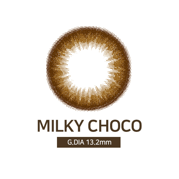 [日拋特薄][防UV] LENSSIS 1 Day MILKY Choco 日拋彩妝隱形眼鏡｜每盒10片