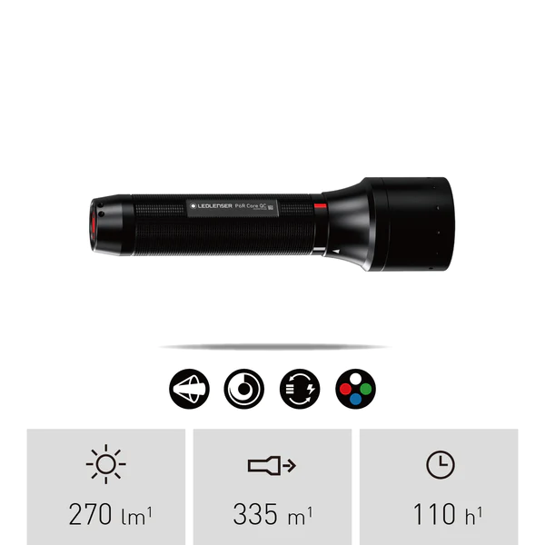 Ledlenser 充電戰術手電筒 P6R Core QC