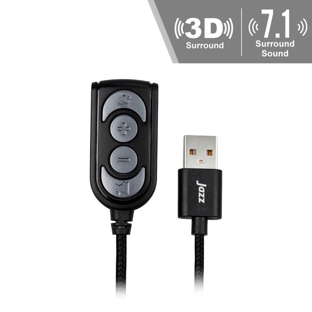 USB 7.1ch音效轉接器 JAZZ-UB85