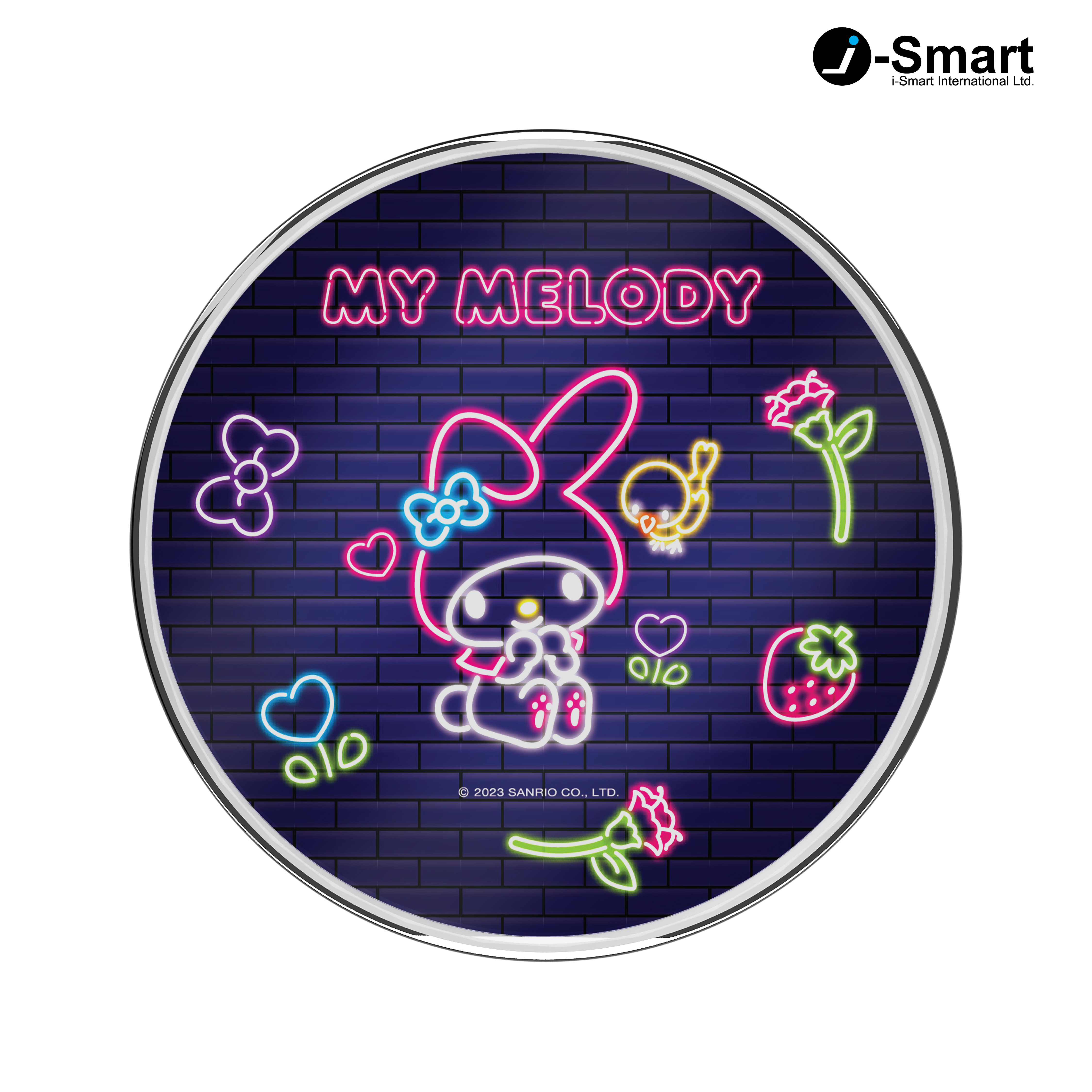 SANRIO-10W快充無線充電板-MY MELODY