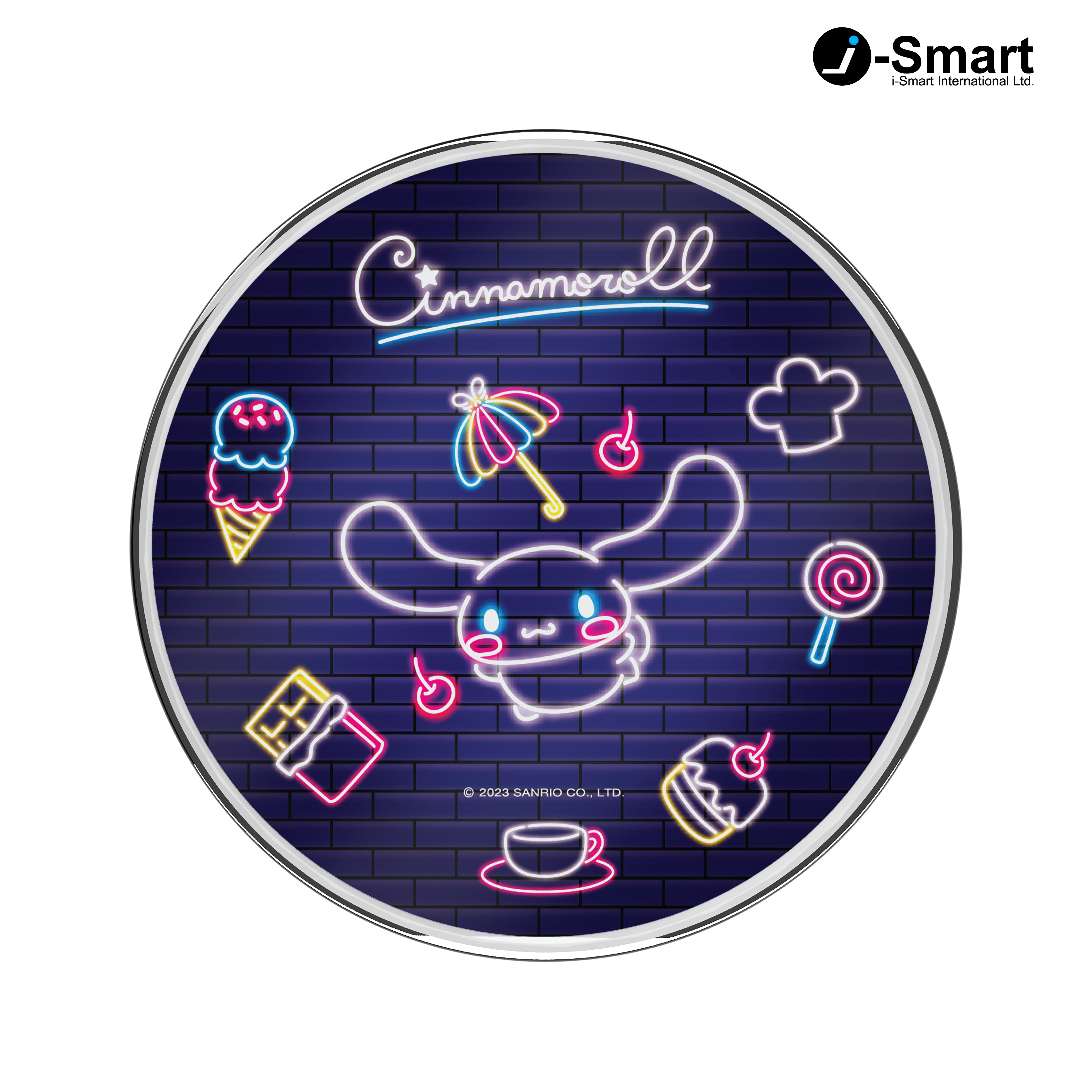 SANRIO-10W快充無線充電板-CINNAMOROLL