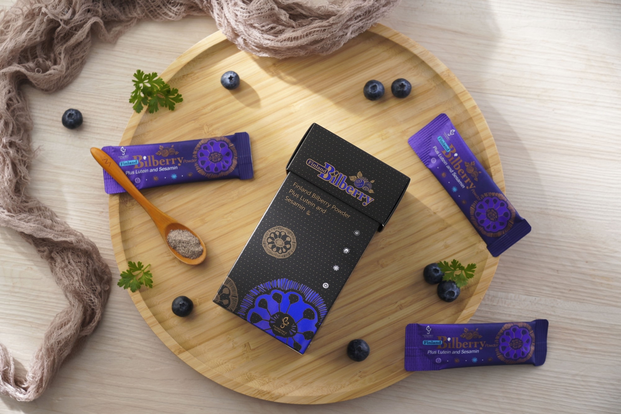 芬蘭野生藍莓,金盞花,葉黃素,芝麻素,牛樟芝