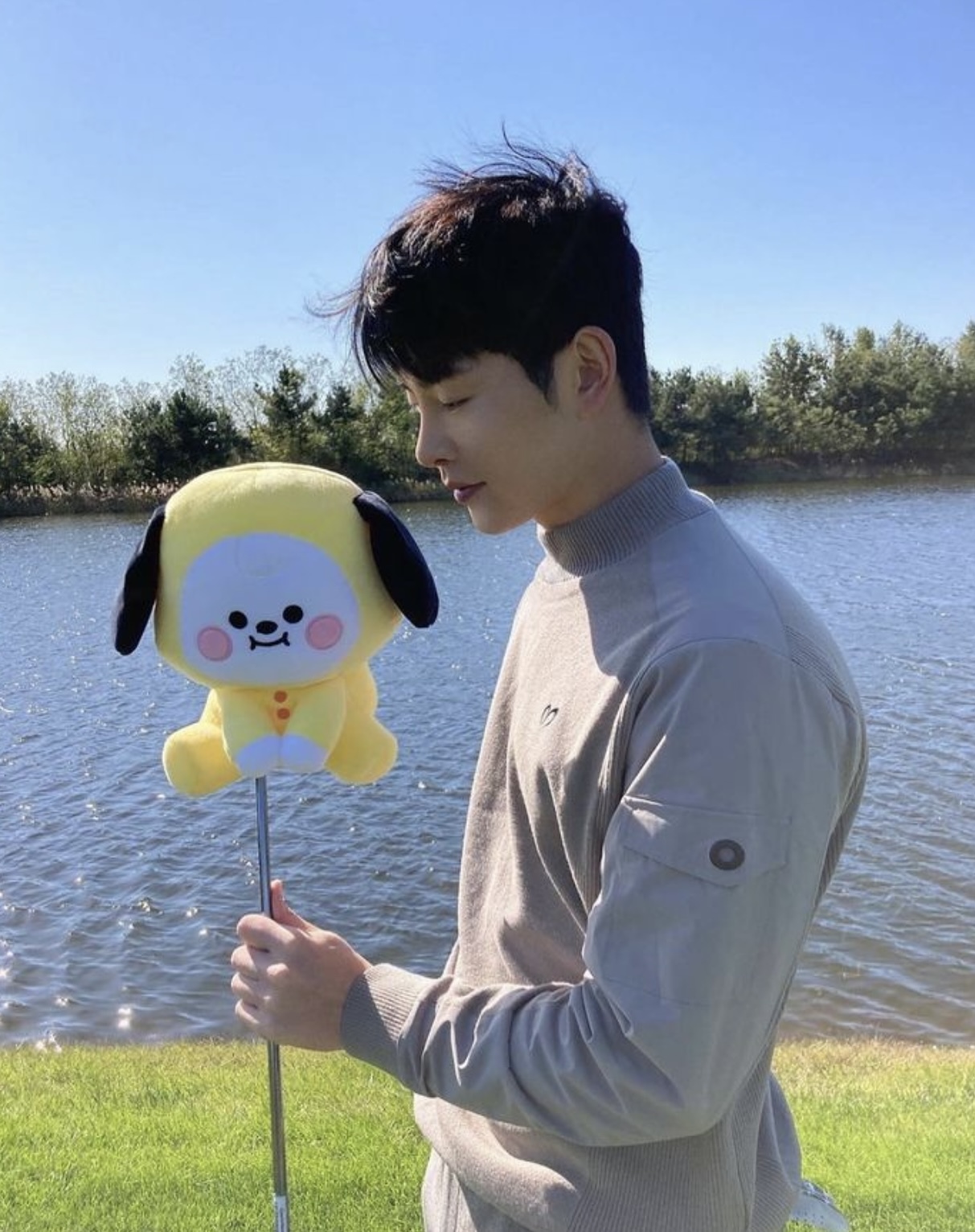 韓國男子團體BTS（防彈少年團）限量高爾夫球桿套/1號木桿套/Drive桿套 /韓版桿套/CHIMMY（Jimin朴智旻）/5顆星推薦