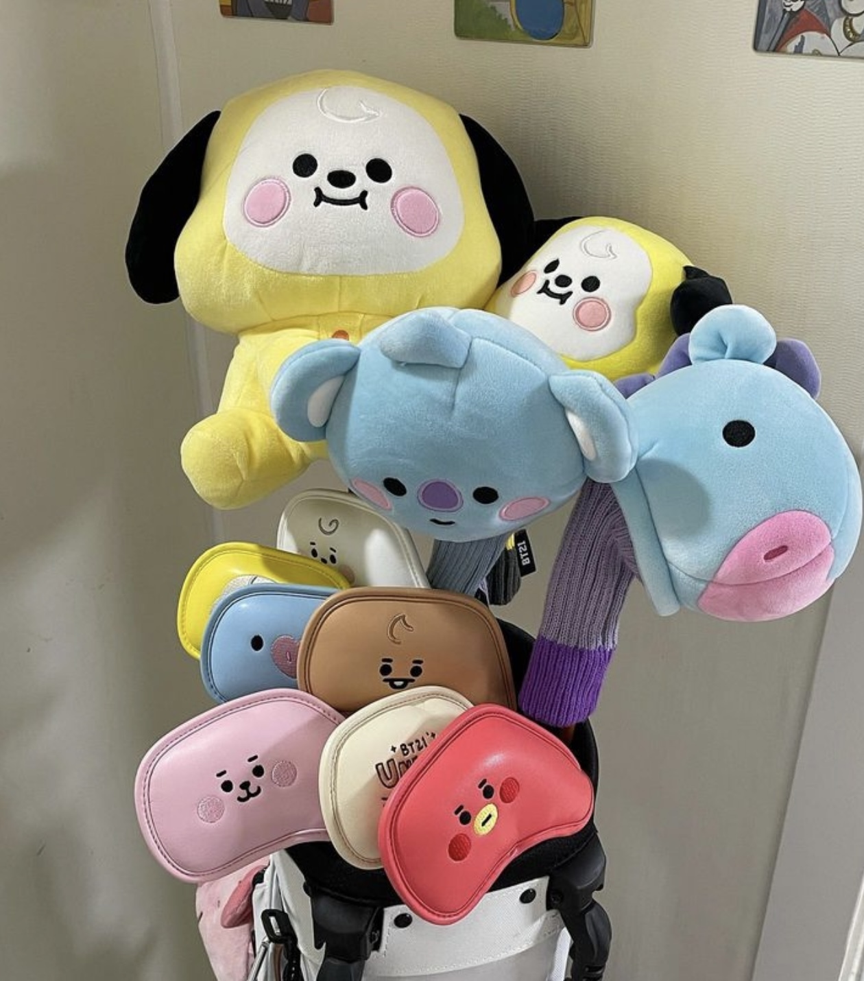 韓國男子團體BTS（防彈少年團）限量高爾夫球桿套/1號木桿套/Drive桿套 /韓版桿套/CHIMMY（Jimin朴智旻）/5顆星推薦