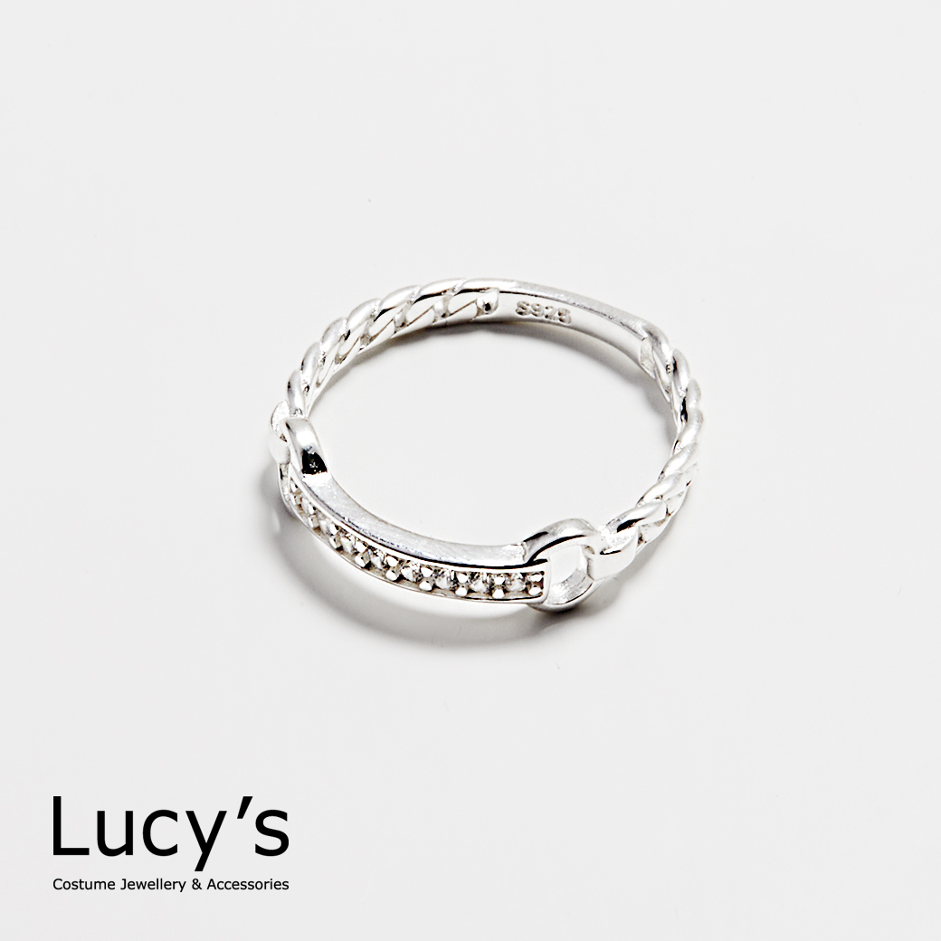 925純銀 枷鎖 戒指 (104808/104810/104811/115213)