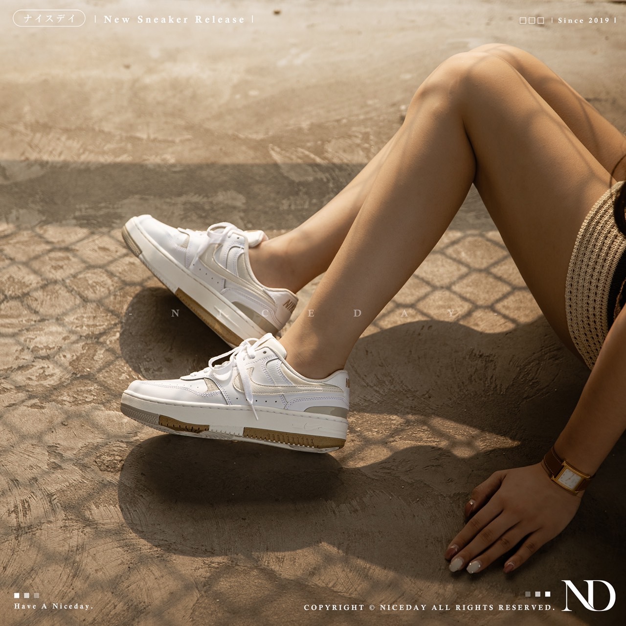 NICEDAY 現貨 Nike Gamma Force 白 奶茶 女鞋 DX9176-103