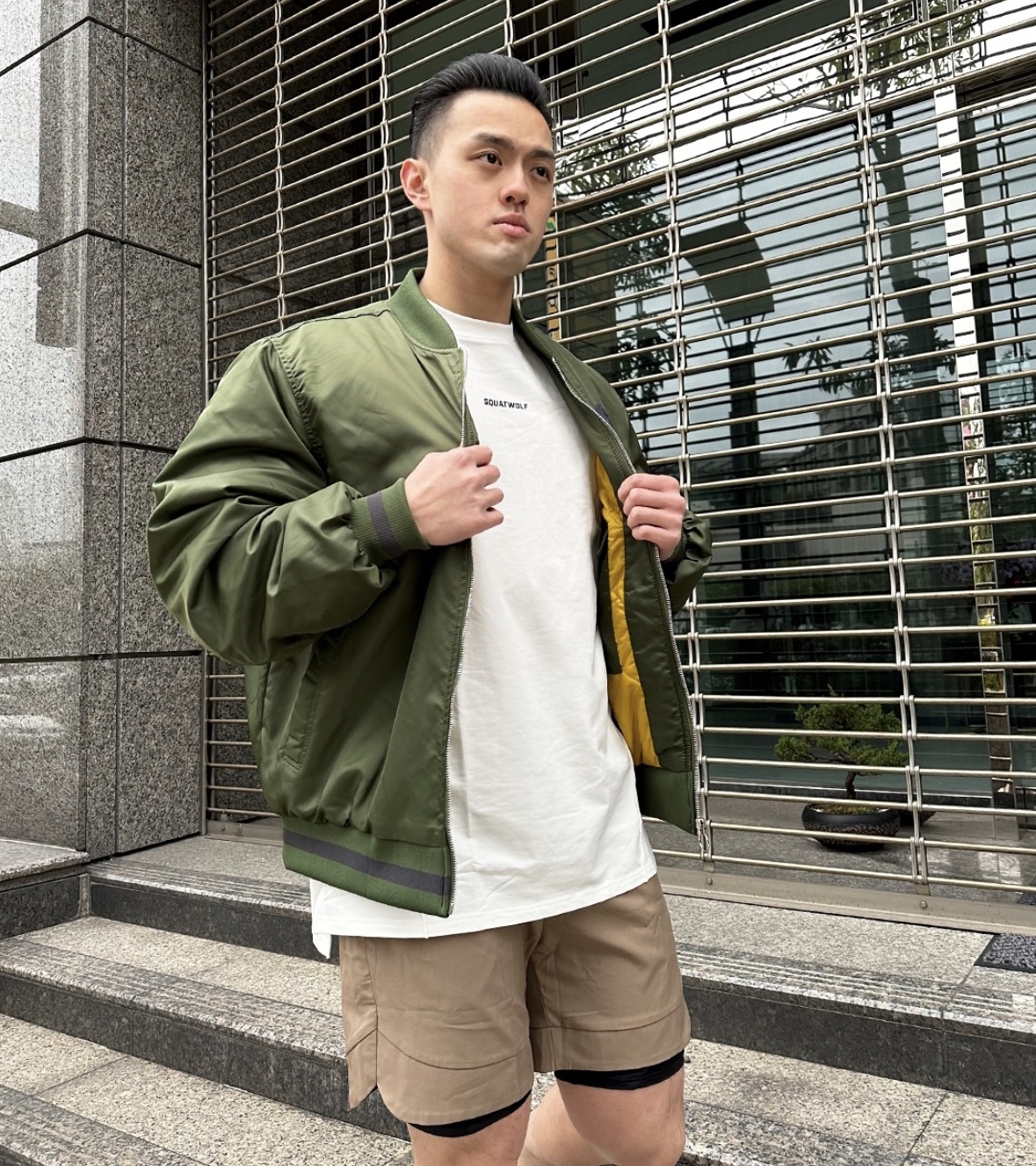 Golden Era 飛行員夾克 （綠）