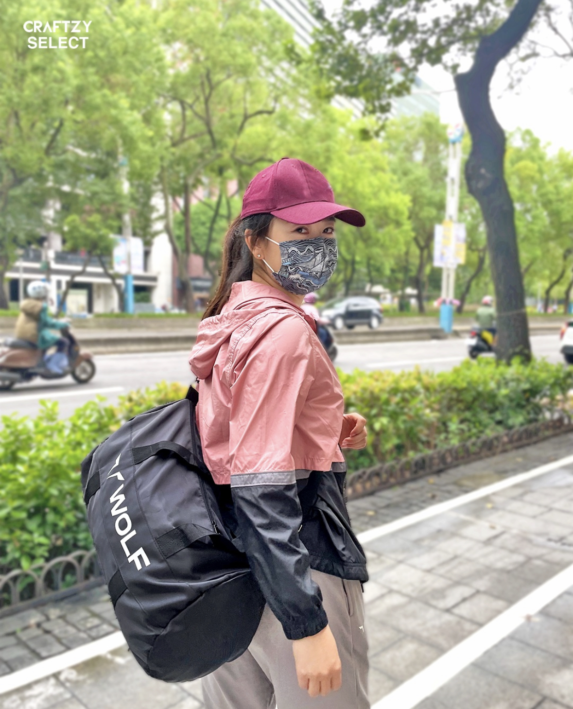 SQUATWOLF Hold All 系列健身袋 (黑)