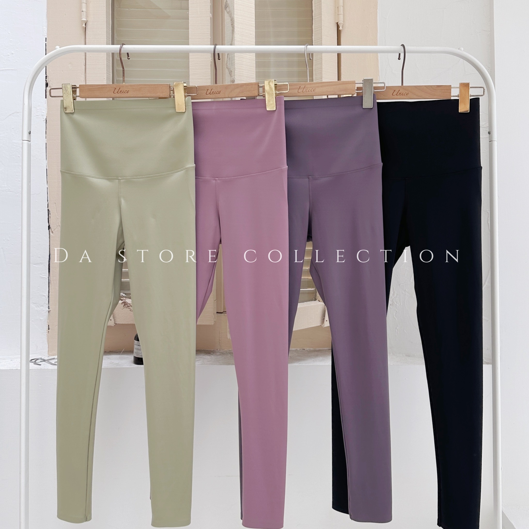 多色高腰收腹提臀瑜珈褲/四色