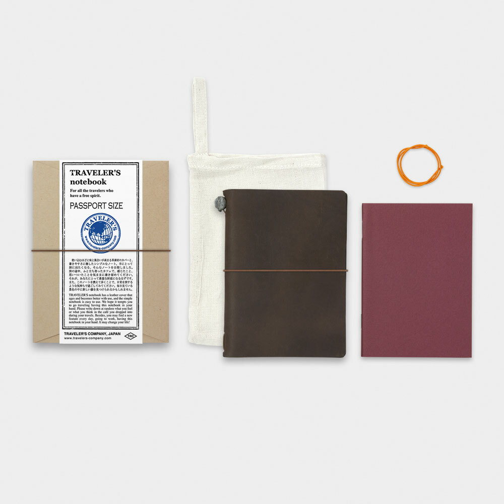 TRC Traveler’s notebook TN 皮革本體 PA 棕色