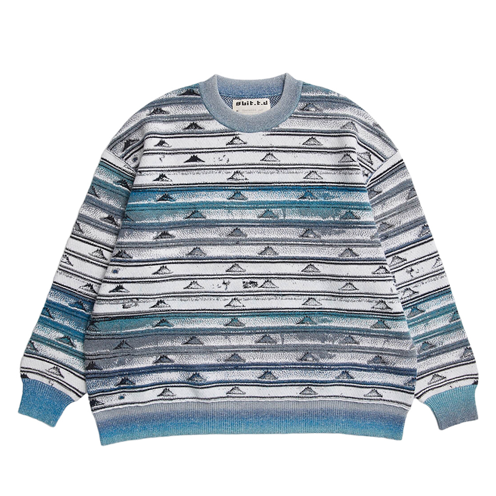 Blue Fuji Rolling Steel- Long Sleeves Top