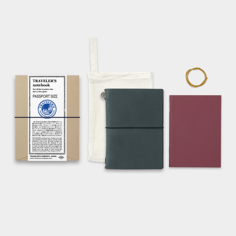TRC Traveler’s notebook TN 皮革本體 PA 藍色