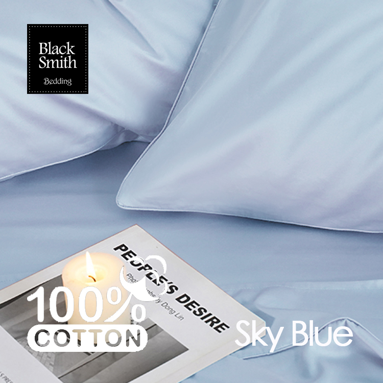 Black Smith 2120針永恆100%純綿系列套裝(天空藍)(單人/雙人/加大/特大)