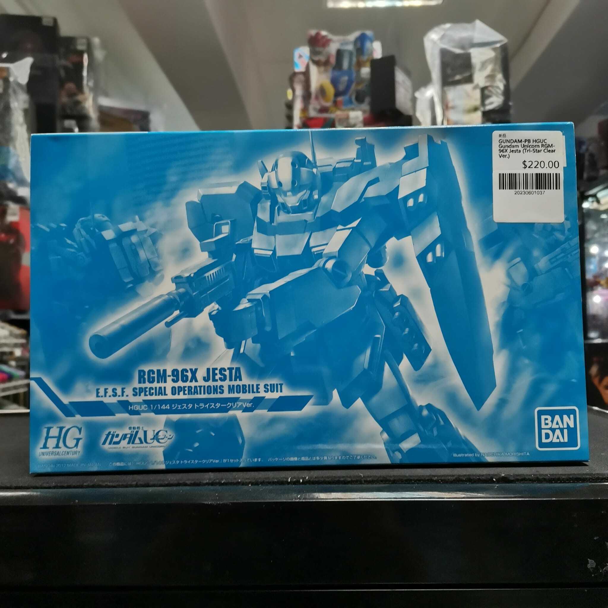 GUNDAM-PB HGUC Gundam Unicorn RGM-96X Jesta (Tri-Star Clear Ver.)