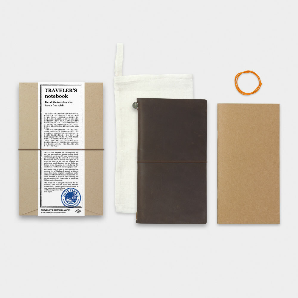 TRC Traveler’s notebook TN 皮革本體 標準 棕色