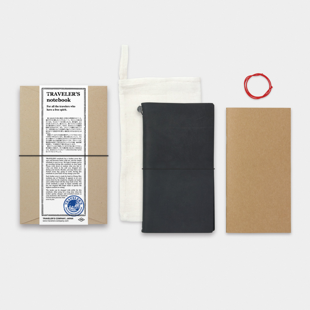TRC Traveler’s notebook TN 皮革本體 標準 黑色