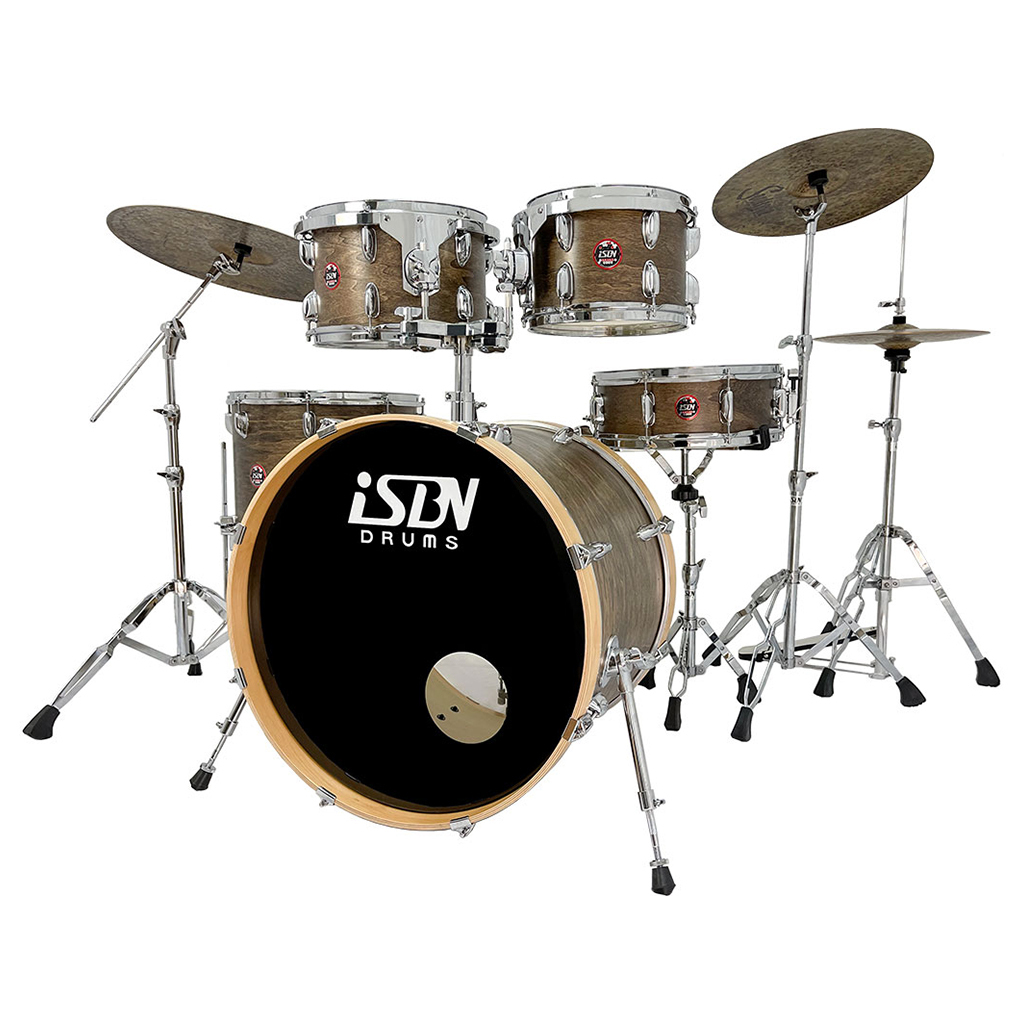 ISBN i-F-606V 爵士鼓組 懸吊中鼓｜五粒組｜附鼓椅