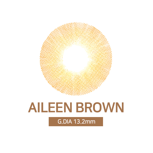 [月拋特薄][防UV] LENSSIS 1 Month AILEEN BRWON 月拋彩妝隱形眼鏡｜每盒2片