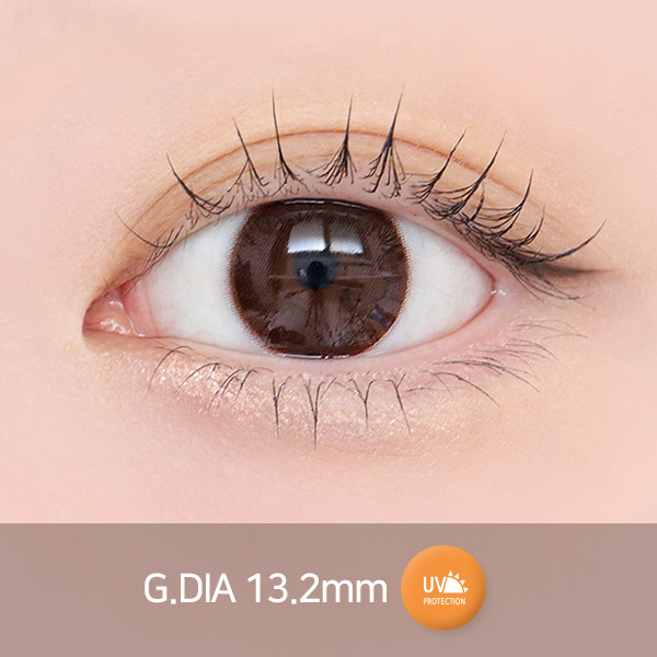 [月拋特薄][防UV] LENSSIS 1 Month MILKY CHOCO 月拋彩妝隱形眼鏡｜每盒2片