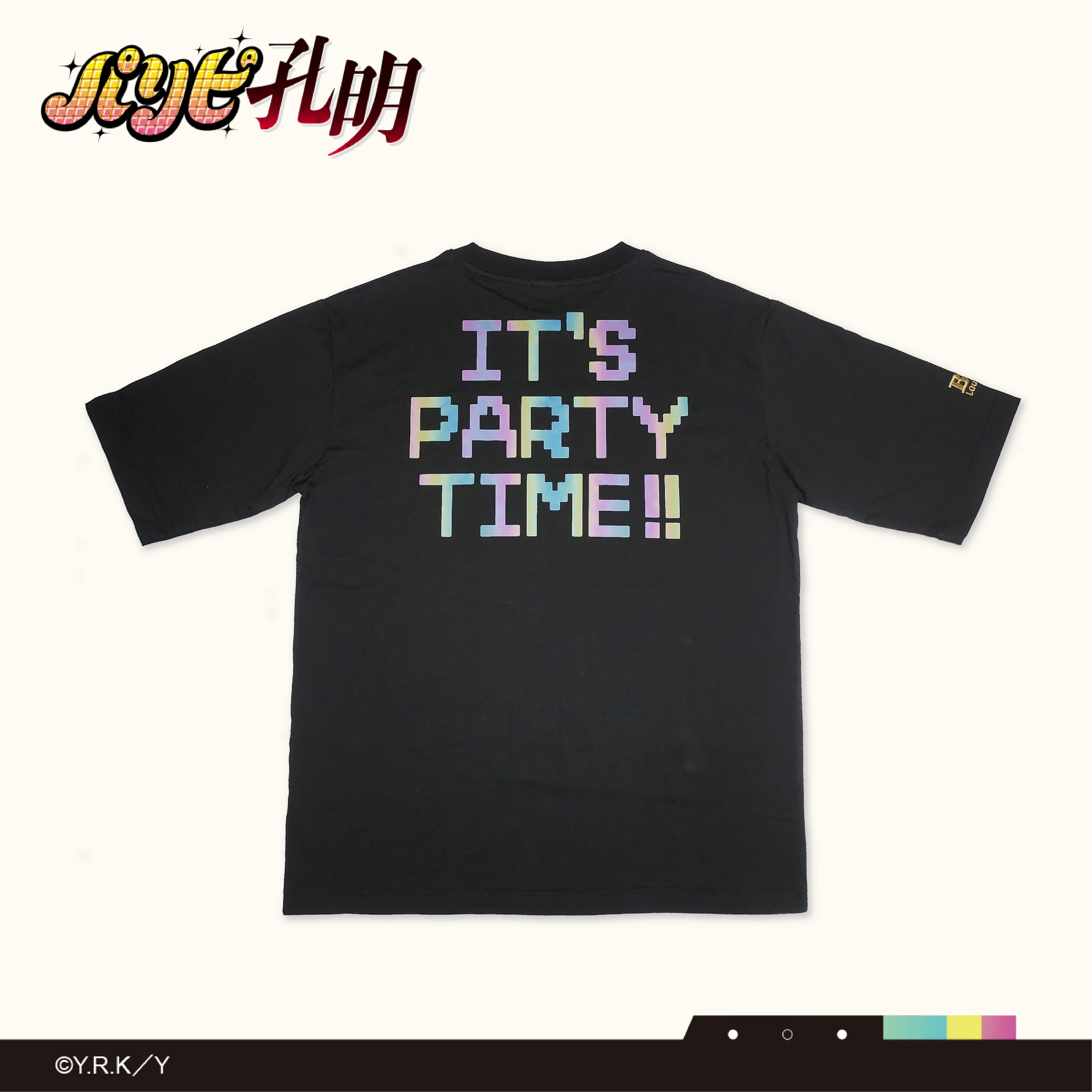 派對咖孔明-短袖T-shirt-諸葛孔明-黑