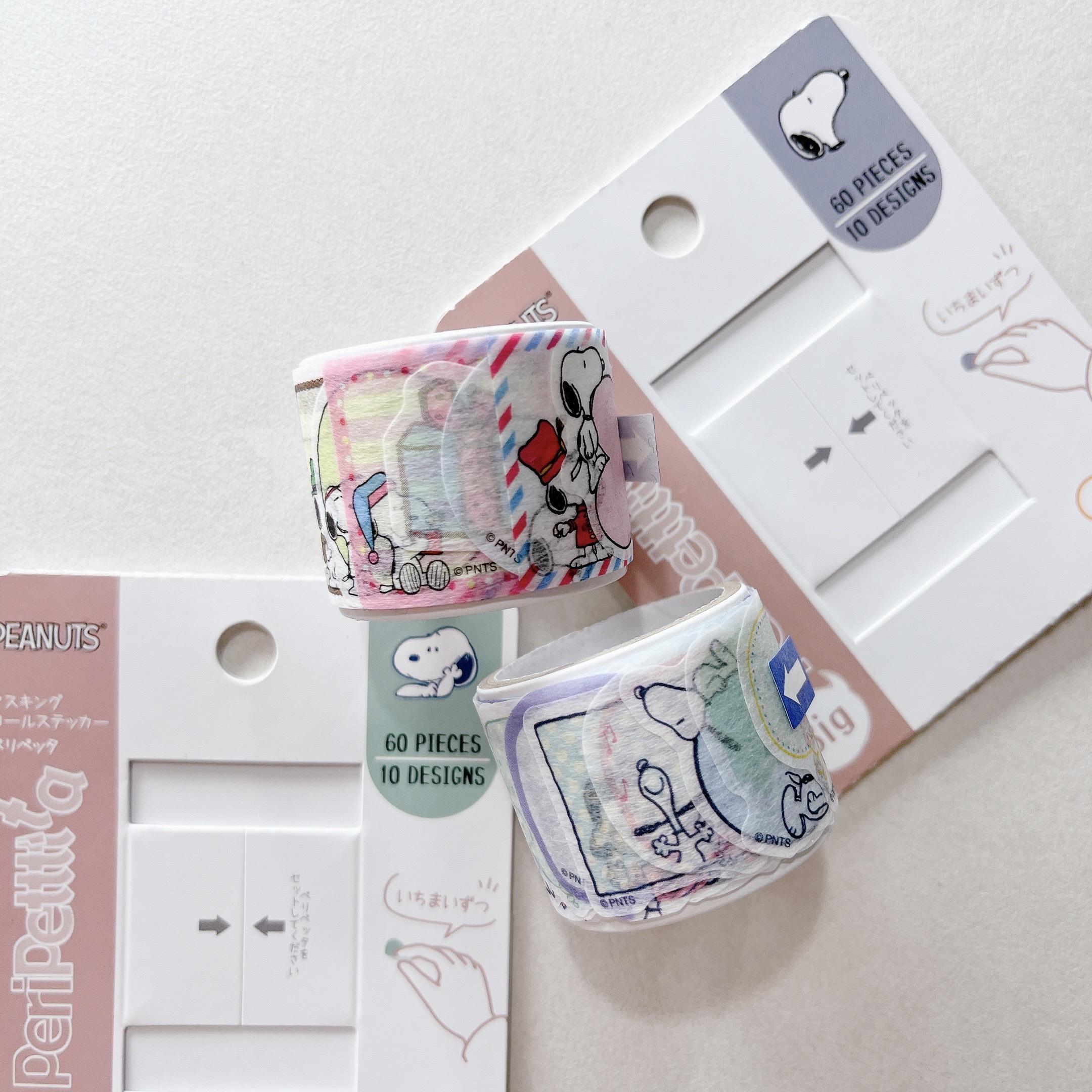 PEANUTS 史奴比 寬版分開紙膠帶